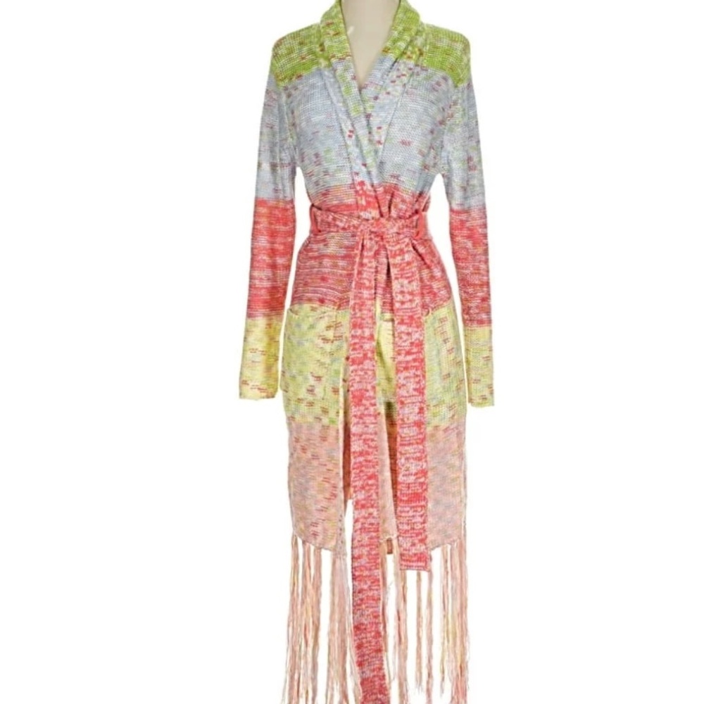 525 American multicolor long cardigan